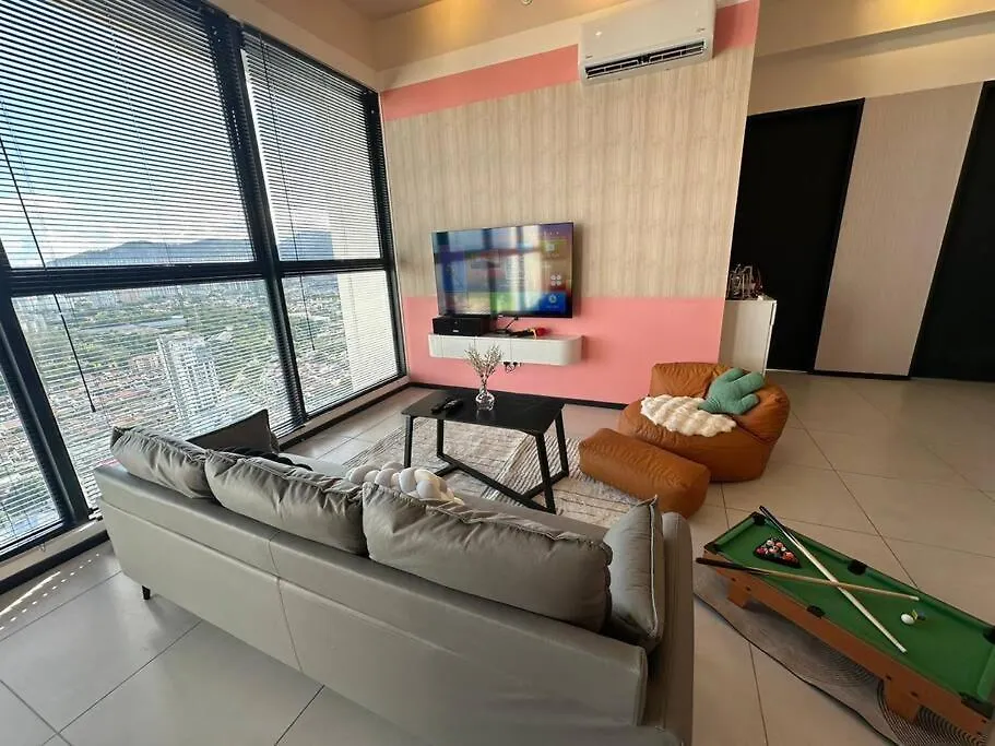 Apartment Perfect Ktv Set & Netflix 3 Queen Bed Seaview Jelutong